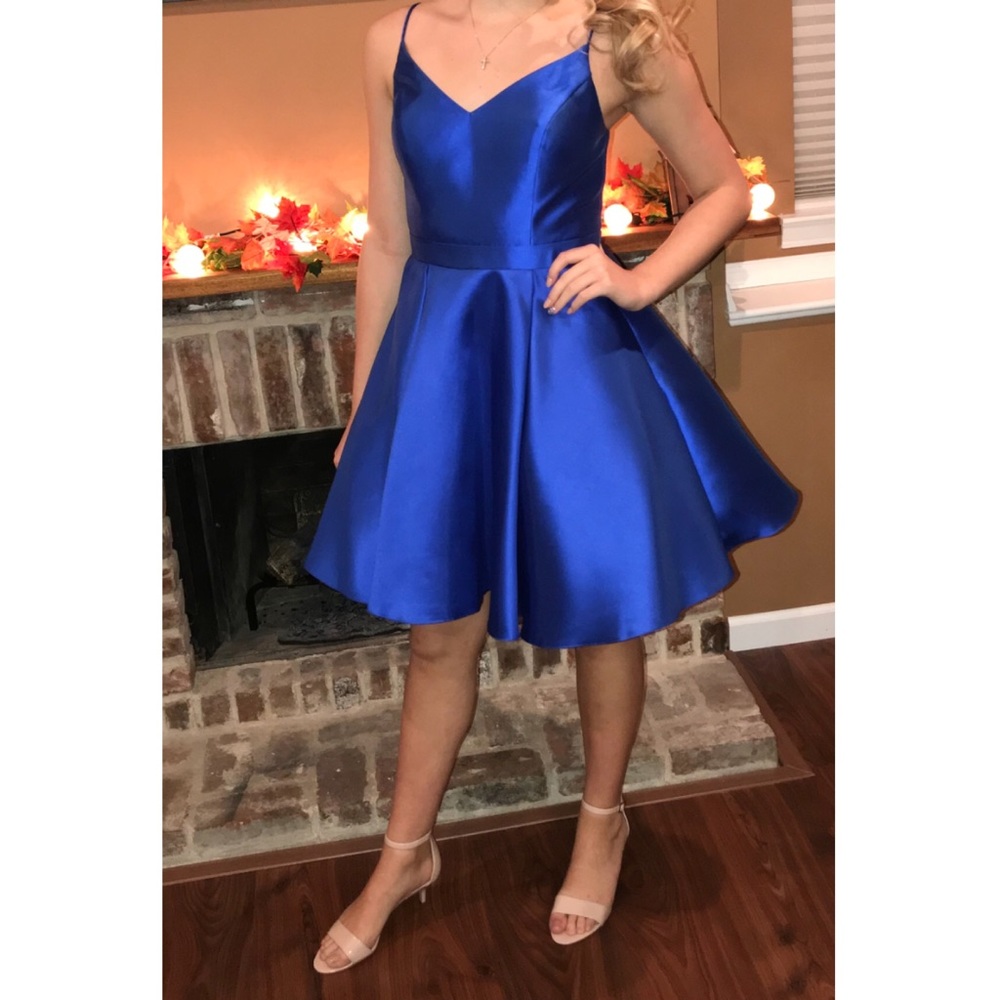 JVN by Jovani Royal Blue Homecoming/Dance Dress